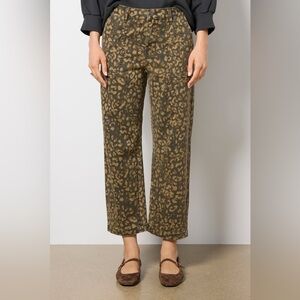 NWT Kut From The Kloth Ashton Utility Barrel Pant, Cheetah/wood color , 2